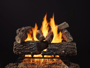 Majestic Timberland and Smoldering Oak 30" 10-Piece Vented Gas Log Set