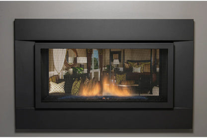 Amantii Sierra Flame Palisade 36" See-Through Natural Gas Direct Vent Linear Gas Fireplace | PALISADE-36-NG
