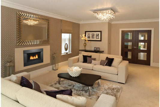 Amantii Sierra Flame New Comb 36" Natural Gas Direct Vent Linear Gas fireplace | NEWCOMB-36-NG