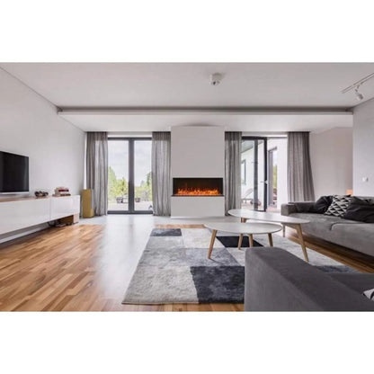 Amantii Tru View Extra Tall 40" Indoor Outdoor WiFi Enabled 3 Sided Electric Fireplace | 40-TRV-XT-XL