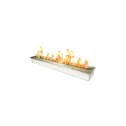 The Bio Flame 48” Black Ethanol Fireplace Burner