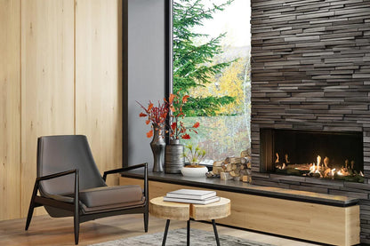 Amantii Sierra Flame Vienna 60" Liquid Propane Direct Vent Linear Gas Fireplace | VIENNA-60-LP