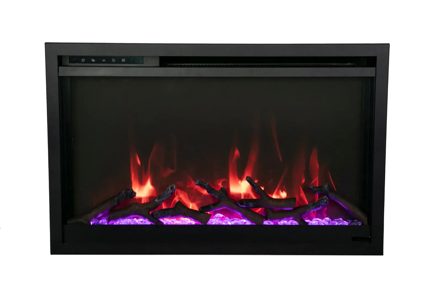Remii Classic Xtra Slim 26" Built-In Smart Electric Fireplace | CLASSIC-SLIM-26