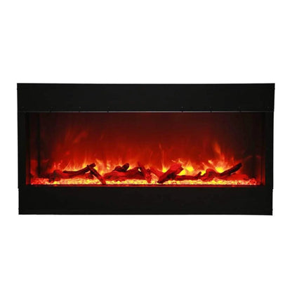 Amantii Tru View Deep 50" Indoor Outdoor 3 Sided Smart Electric Fireplace | 50-TRU-VIEW-XL