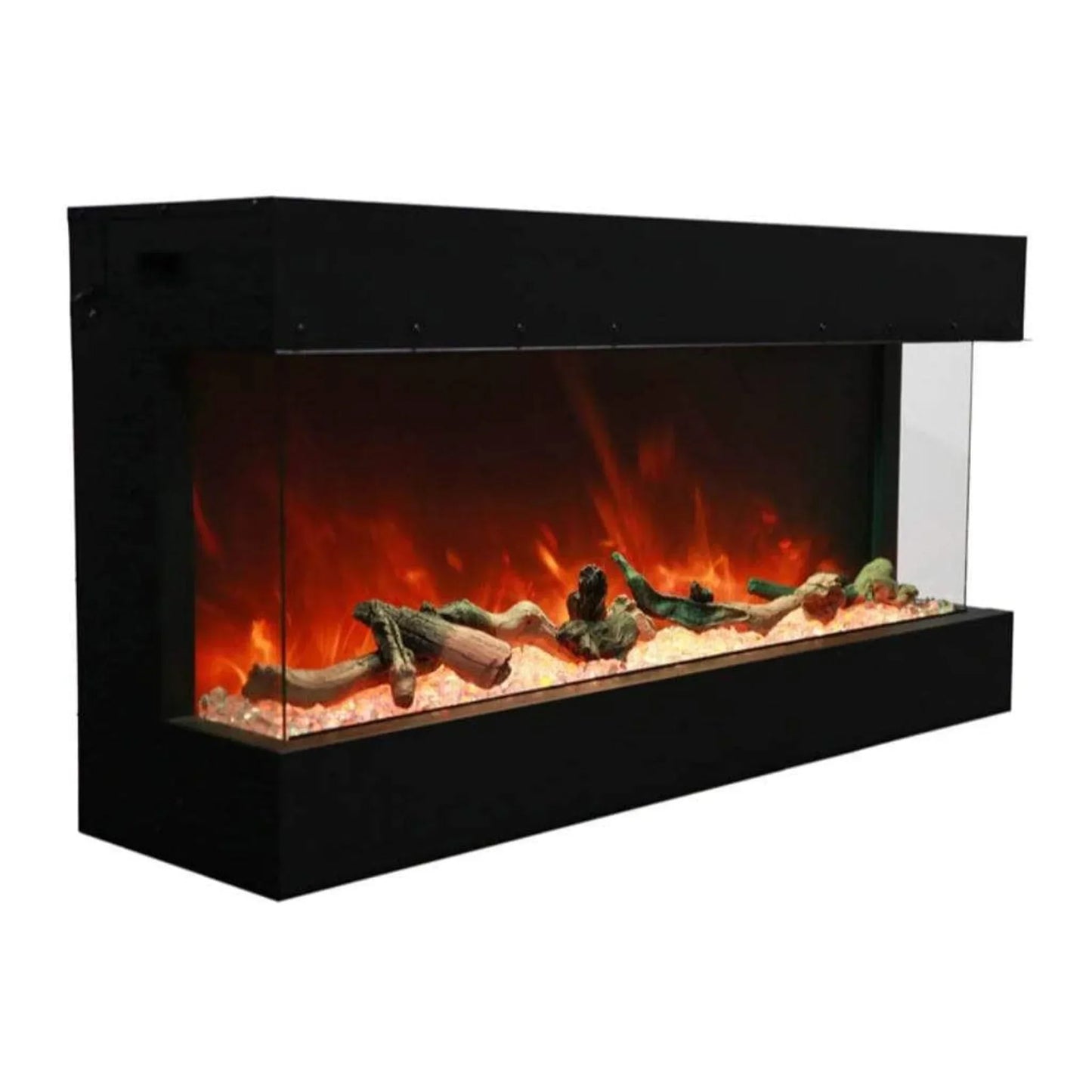 Amantii Tru View Deep 50" Indoor Outdoor 3 Sided Smart Electric Fireplace | 50-TRU-VIEW-XL