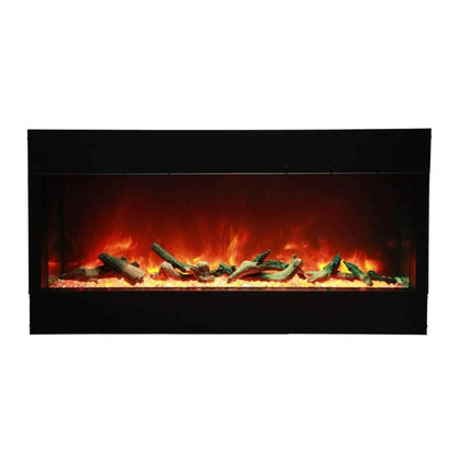 Amantii Tru View Deep 50" Indoor Outdoor 3 Sided Smart Electric Fireplace | 50-TRU-VIEW-XL