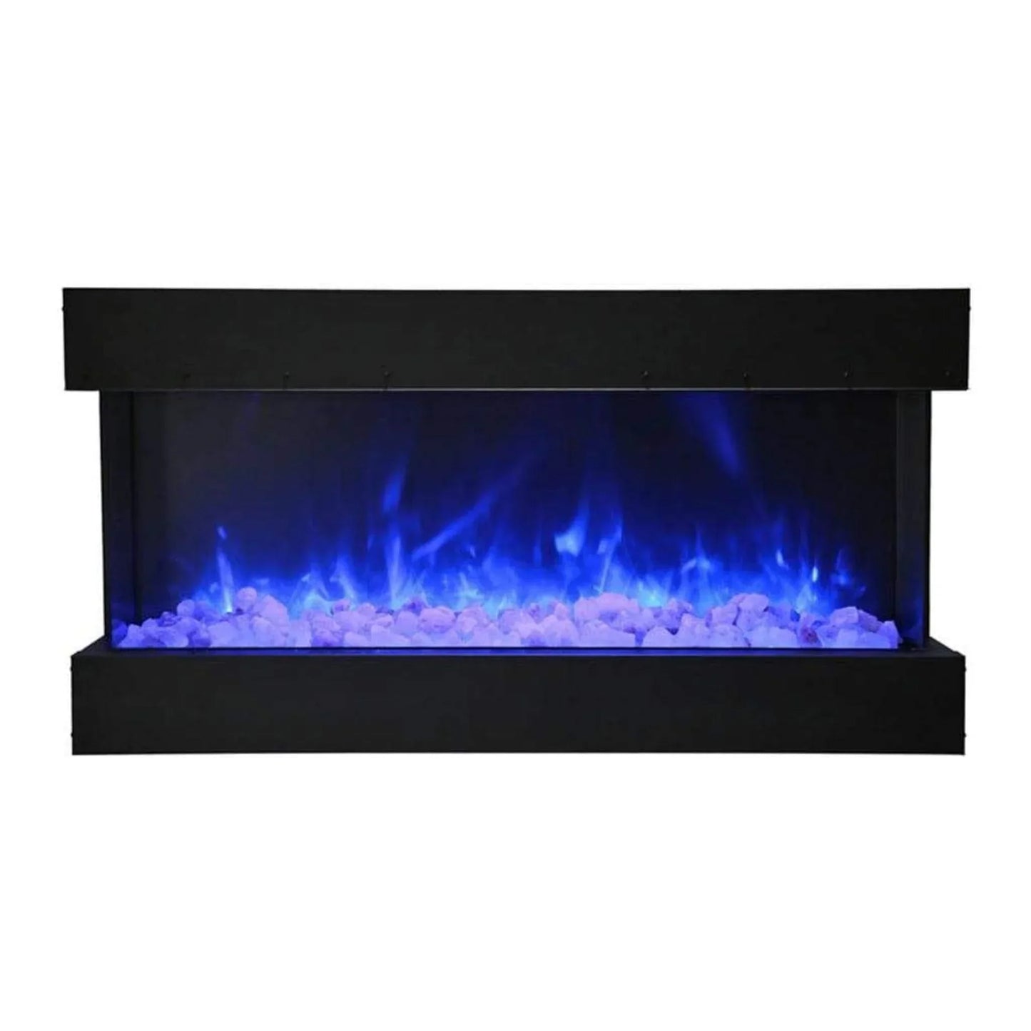 Amantii Tru View Deep 50" Indoor Outdoor 3 Sided Smart Electric Fireplace | 50-TRU-VIEW-XL