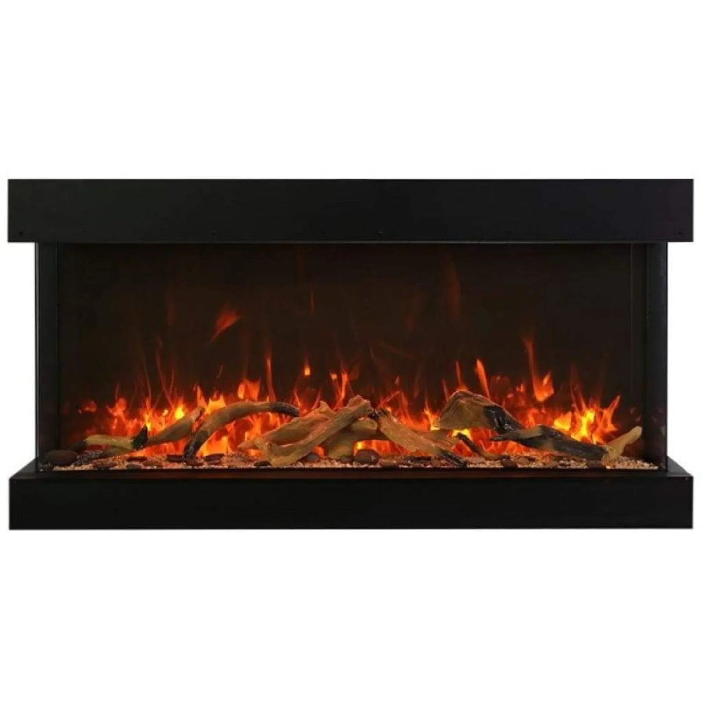 Amantii Tru View Extra Tall 50" Indoor Outdoor WiFi Enabled 3 Sided Electric Fireplace | 50-TRV-XT-XL