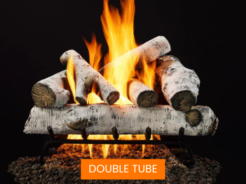 Majestic Woodland Birch 18" 8-Piece Vented Gas Log Set