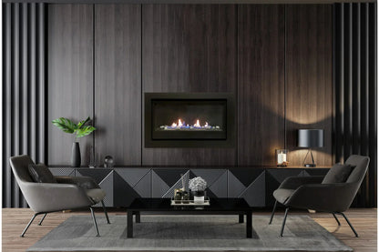 Amantii Sierra Flame Boston 36" direct vent liquid Propane linear fireplace | BOSTON-36-LP-EI