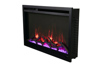 Remii Classic Xtra Slim 30" Built-In Smart Electric Fireplace | CLASSIC-SLIM-30