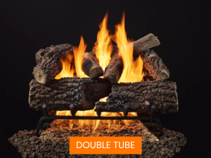 Majestic Timberland and Smoldering Oak 24" 10-Piece Vented Gas Log Set