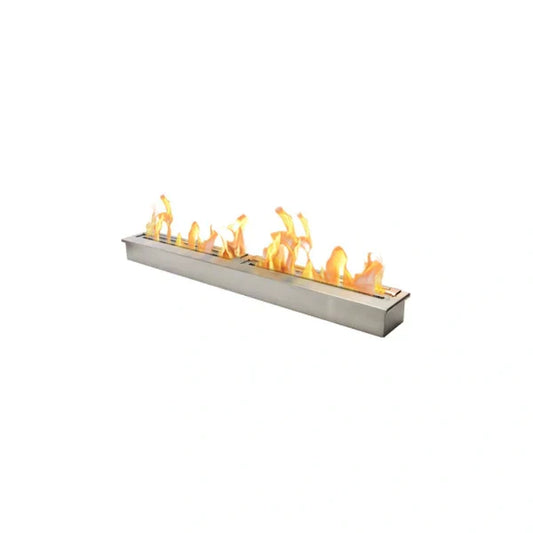 The Bio Flame 60" Black Ethanol Fireplace Burner