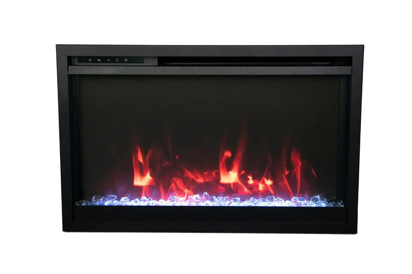 Remii Classic Xtra Slim 30" Built-In Smart Electric Fireplace | CLASSIC-SLIM-30