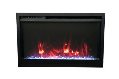 Remii Classic Xtra Slim 30" Built-In Smart Electric Fireplace | CLASSIC-SLIM-30