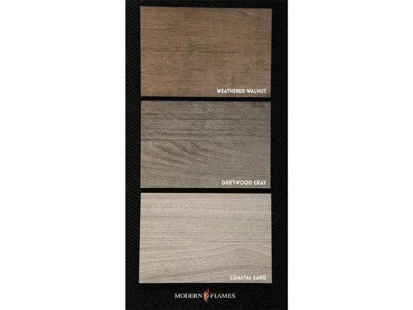 Modern Flames Driftwood Grey Studio Suite Premium Wall Mounted Cabinet for 56" Landscape Pro Multi Fireplace