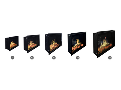 Modern Flames Orion Traditional 42" Heliovision Built-in Virtual Electric Fireplace Insert