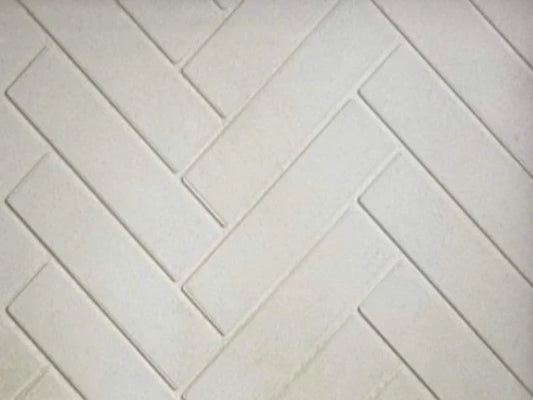 Majestic Natural Gray Herringbone Molded Brick Panels for Ashland 42" Wood Burning Fireplace