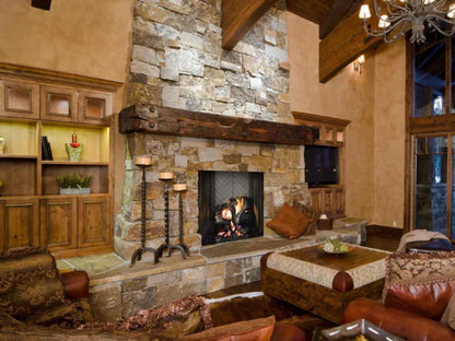 Majestic 36" Radiant Wood Burning Fireplace with Natural Gray Hearth Refractory