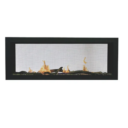 Amantii Sierra Flame Emerson 48" See-Through Propane Gas Slim Linear Gas Fireplace | EMERSON-48-DELUXE-LP