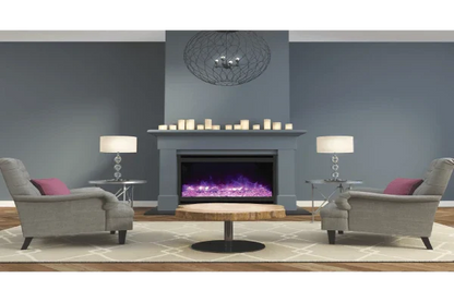 Amantii Zero Clearance 31" Built-In Electric Fireplace | ZECL-31-3228-STL