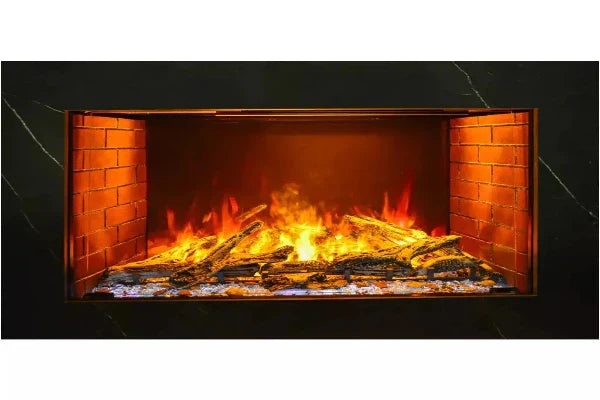 Amantii Signature 38" Built In Electric Fireplace with Patented Dimplex Optimyst Technology | BI-TRD-38-SIG