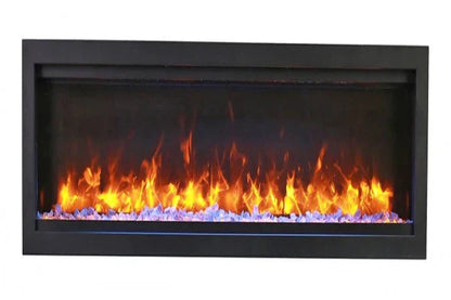 Amantii Symmetry Bespoke 42" Indoor Outdoor Built-In Smart Electric Fireplace | SYM-42-BESPOKE