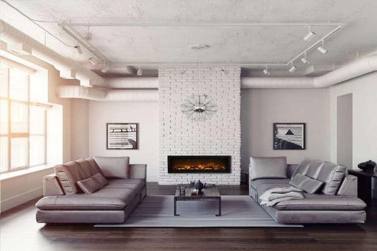 Amantii Symmetry Bespoke 42" Indoor Outdoor Built-In Smart Electric Fireplace | SYM-42-BESPOKE