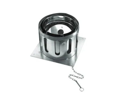 Majestic DuraVent DuraChimney II 14" Anchor Plate with Damper
