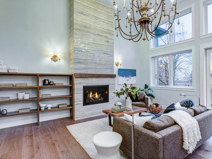 Monessen Attribute 36" Universal Circulating Vent Free Firebox with Radiant Face and Multitonal Gray Reversible Panels