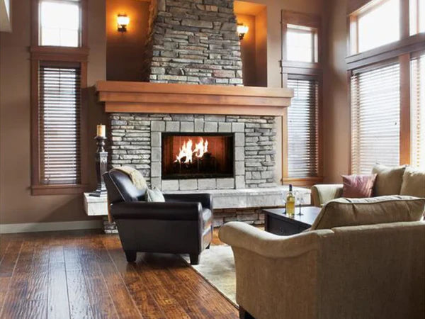 Majestic Royalton 42" Radiant Traditional Wood Burning Fireplace