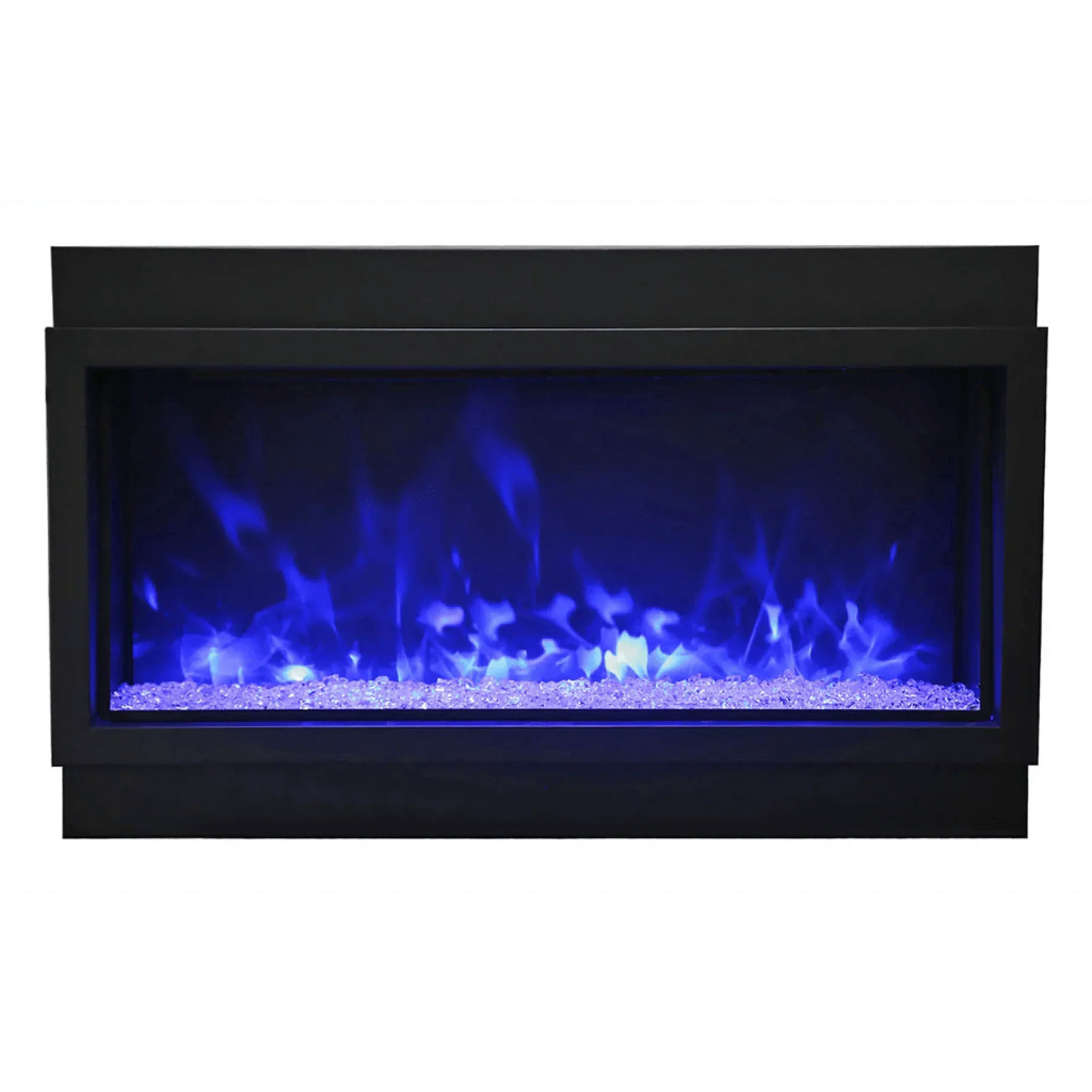 Amantii Panorama Deep Xtra Tall 40" Full View Indoor Outdoor WiFi Enabled Smart Electric Fireplace | BI-40-DEEP-XT