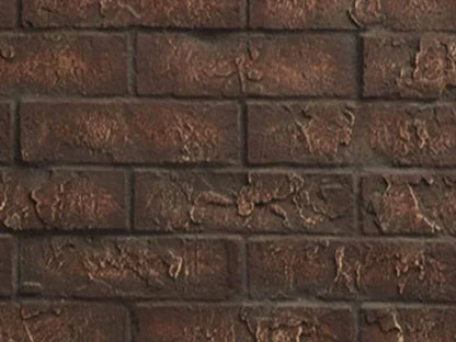 Majestic Cottage Red Brick Interior Panels for Quartz 36" Gas Fireplace