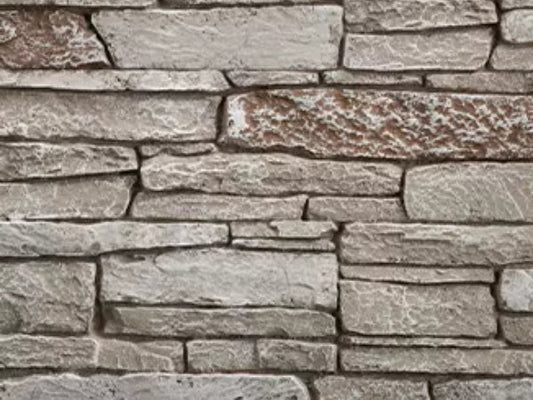 Majestic Castle Stone Brick Interior Panels Meridian Platinum 42" Gas Fireplace