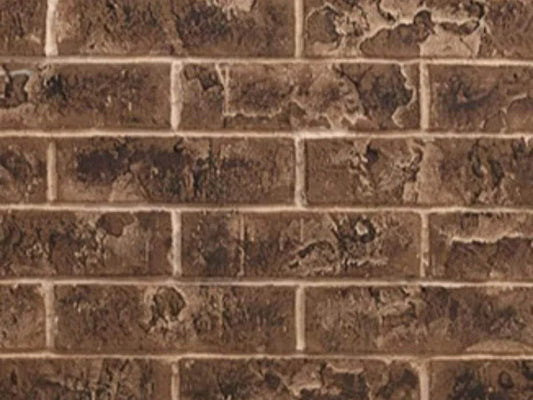 Majestic Tavern Brown Brick Interior Panels Quartz Platinum 36" Gas Fireplace