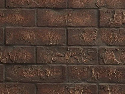 Majestic Cottage Red Brick Interior Panels for Marquis II See-Through 42" Gas Fireplace