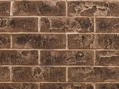 Majestic Tavern Brown Brick Interior Panels for Marquis II See-Through 42" Gas Fireplace