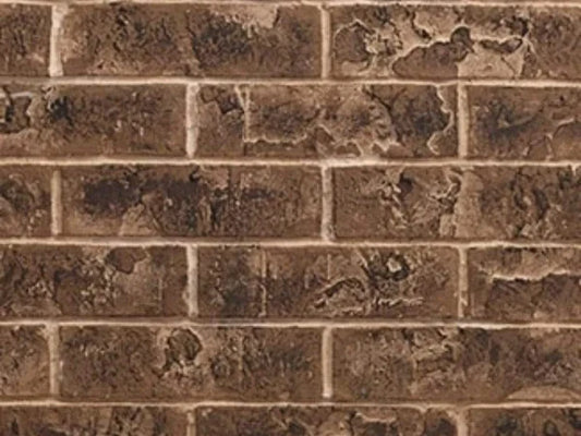 Majestic Tavern Brown Brick Interior Panels for Marquis II See-Through 42" Gas Fireplace