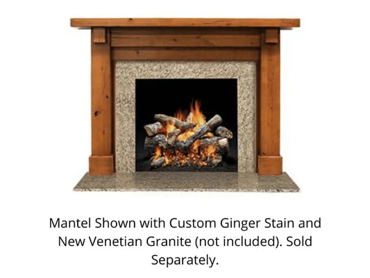 Majestic Battlefield B 48" Primed MDF Flush Wood Mantel