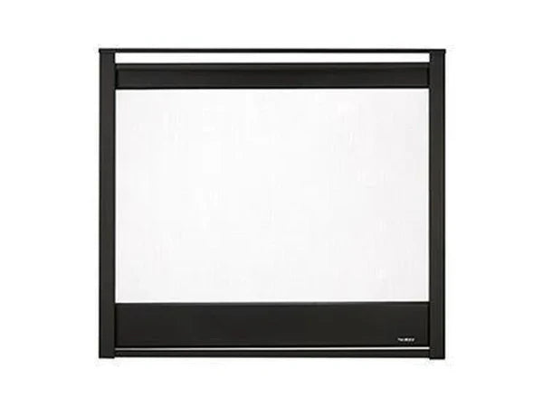 Majestic Black End Panel Firescreen Front for Corner Gas Fireplace