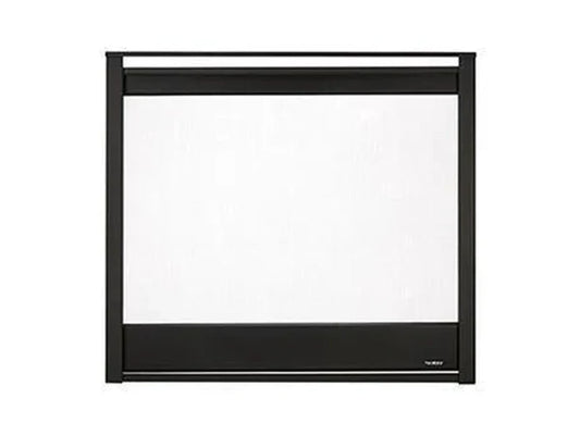 Majestic Black End Panel Firescreen Front for Corner Gas Fireplace