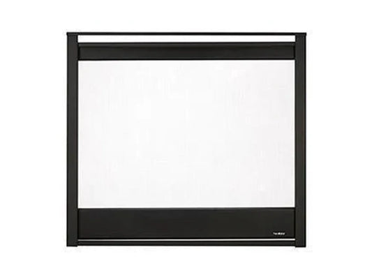 Majestic Black Firescreen Front for Corner Gas Fireplace