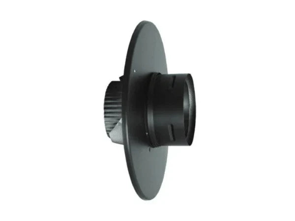 Majestic PelletVent Pro 3" Black Black Flex Trim Collar