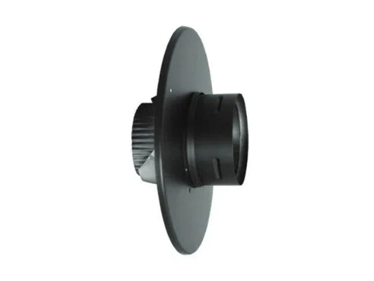 Majestic PelletVent Pro 3" Black Black Flex Trim Collar