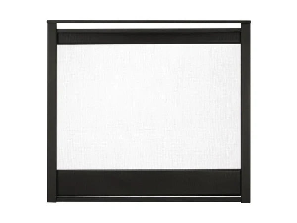 Majestic Black Multi-Side End Panel Firescreen Front for Pier Gas Fireplace