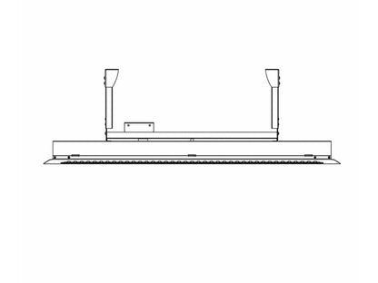 Bromic Heating 36" Black Tube Suspension Kit for Tungsten Electric Heater