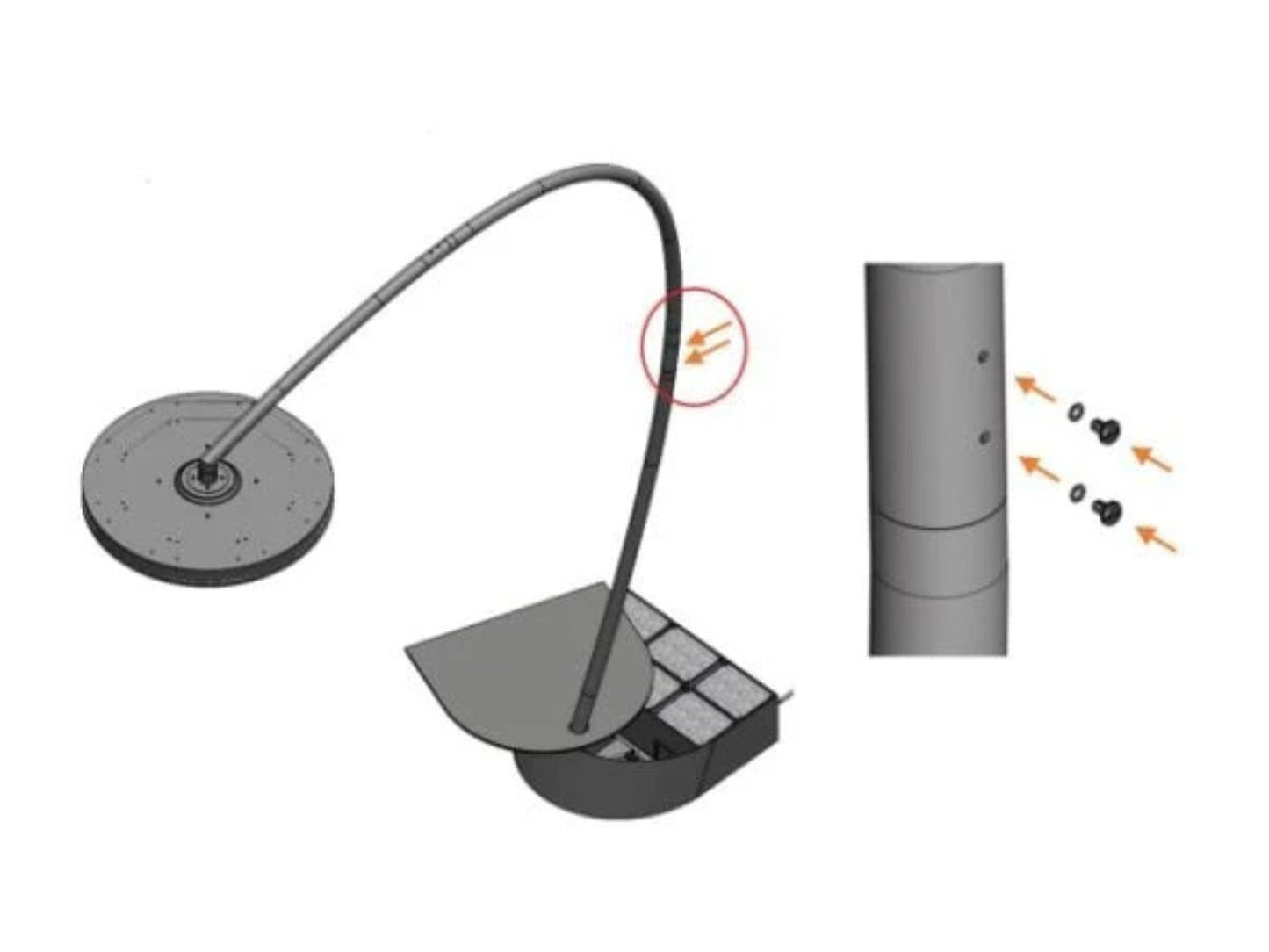 Bromic Heating Arm Screws and O-Ring Kit for Eclipse Portable Smart-Heat Electric Heater