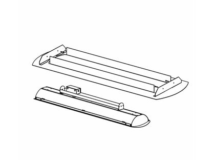 Bromic Heating Black Ceiling Recess Kit for Tungsten 3000W and 6000W Electric Heater
