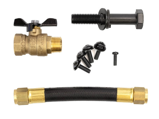 Bromic Heating 4" Bolt and Screw Set for Platinum & Tungsten Smart-Heat Gas Heater