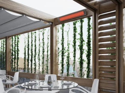 Bromic Heating Cobalt Smart-Heat 44" 4000W 230-240V Silver Electric Outdoor Patio Heater